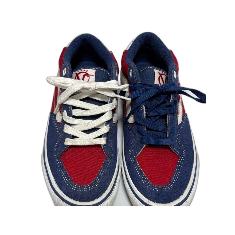 Vans Pro Blue and Red Skate Shoes Size 7.5